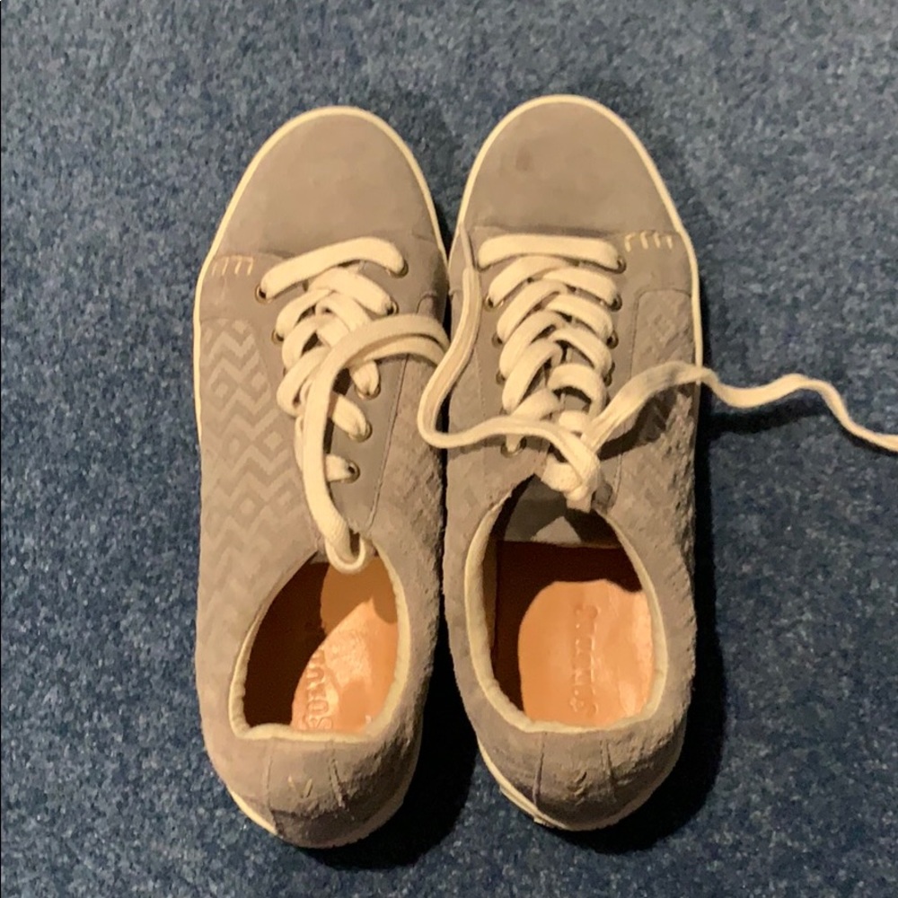 Soludos grey suede sneakers